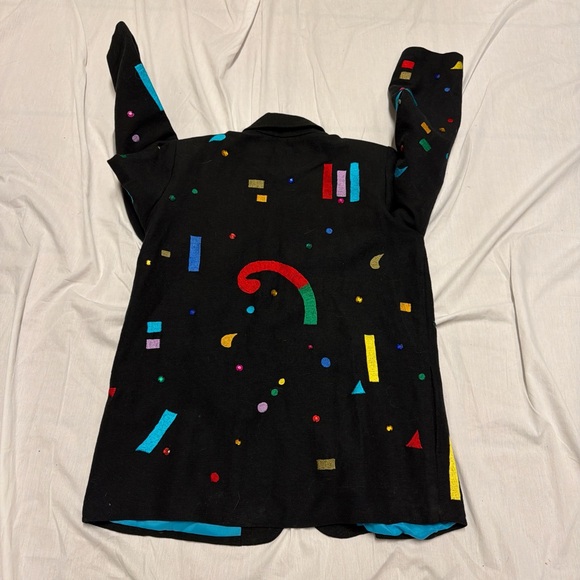 Anage Brown Jacket with Blue Lining - Picture 3 of 6